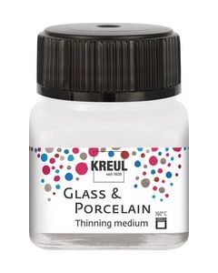 Lahusti klaas,portselani v&#228;rvidele  20 ml.KREUL 