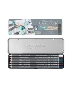 Cretacolor AquaGraph - Pocket k-t, 6tk.