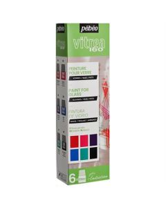 Klaasiv&#228;rvide k-t VITREA 160 PEBEO 6x20ml